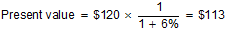 Present value formula